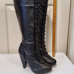 T.U.K. Knee High Rocket Boots